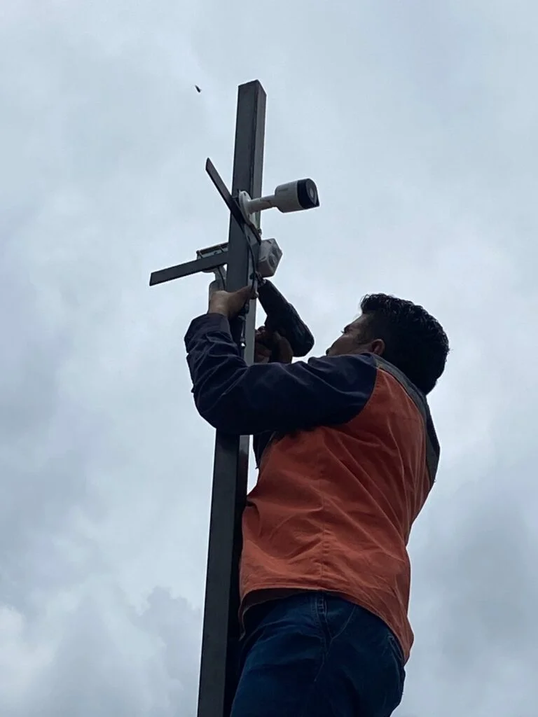 instalación de cámaras  de seguridad